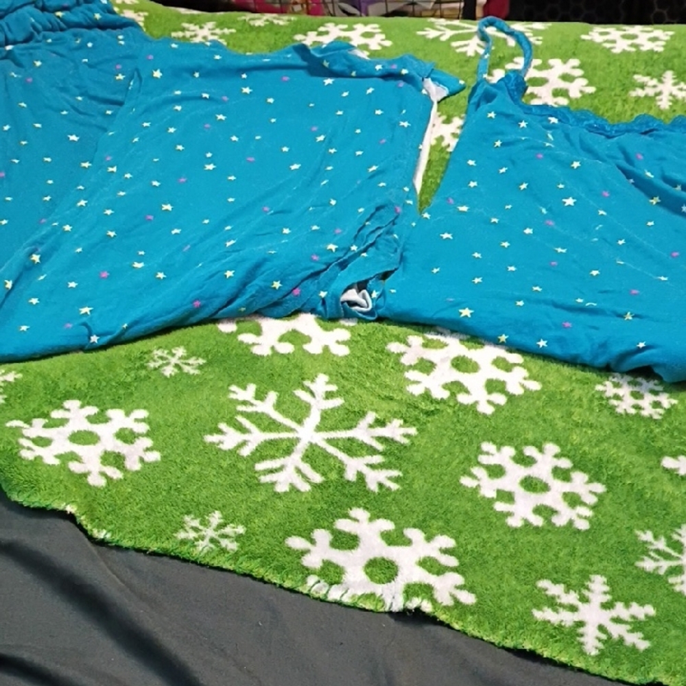 Blue Starry Pajama Set